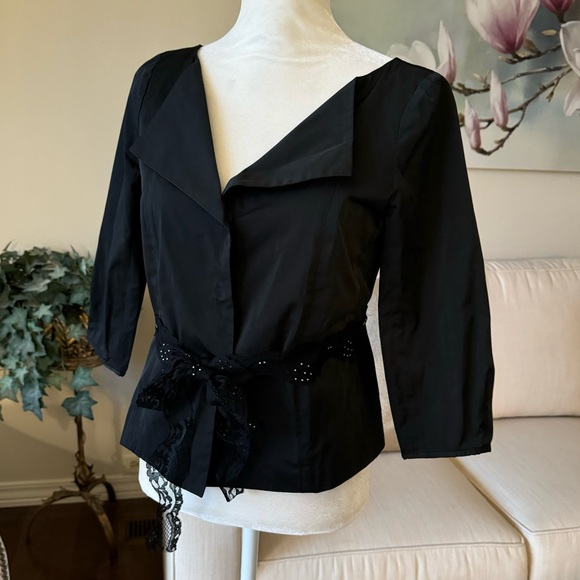 Theory Jackets & Blazers - Theory Cropped Belted Blazer